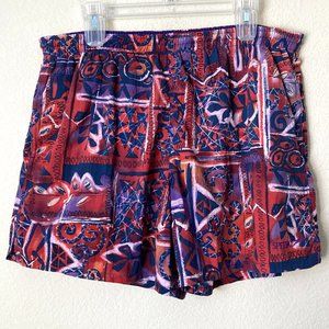 Vintage 90s Y2K Speedo Graphic Loud Printed Swim Shorts Trunks Lined